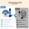 Heroange Karaoke Microphone Machine Toys for Kids Adults, Mini Portable Bluetooth Speaker with Wireless Mic, Christmas Birthday Gifts for Boys Girls Ages 3 4 5 6 7 8 9 10 11 12+ Year (Blue-2 Mics)
