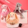 Ruzucoda Ballerina Dolls Plush Bunny Rabbit Soft Toys Ballet Dance Recital Gifts for Girls Pink 15.5 Inches