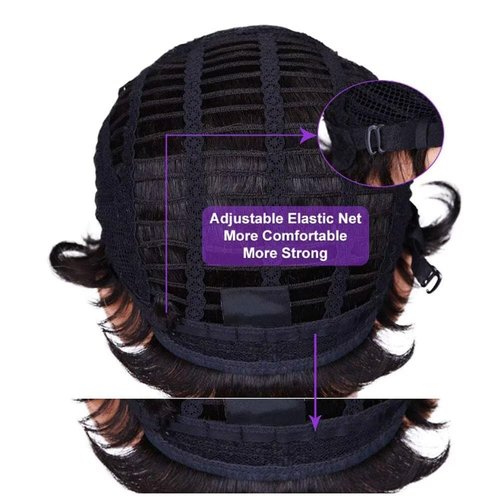 BeiSDWig Mixed Grey Hair Afro Kinky Curly Synthetic Wigs for Black Women Short Pixie Wigs with Bangs Afro Curly Hair Wig Synthetic Hair