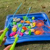 MIDOCCHIO Fishing Toys for Kids 3-5,Magnetic Fishing Pool Toys Game for Kids - Water Table Bathtub Kiddie Party Toy with Pole Rod Net Plastic Floating Fish Toddler Gifts.