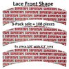3 Packs - Lace Front Tape, 108 Pieces