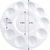 WNATN Paint Tray Palettes, Plastic White Palettes for Kids & Students,Paint Tray for Art Class,Craft DIY or Have a Birthday Painting Party-21pcs