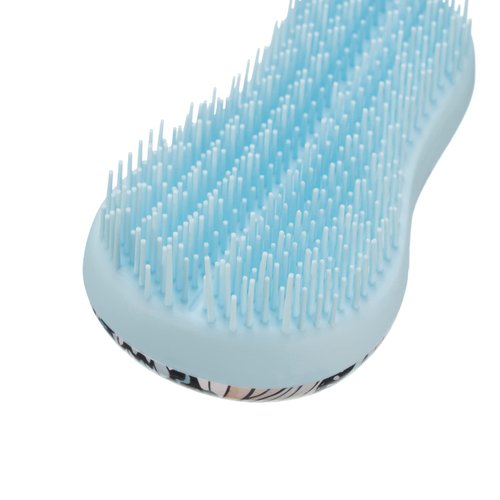 KISMETICS - Hand Grip Brush, Gentle Detangling, Detangler Hair Brush for All Hair Types. For use on Wet or Dry Hair (Blue Butterfly)