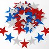 Star Stickers Foam Star Stickers 90 Pcs Red Blue Silver Glitter Star Stickers Self Adhesive Small Patriotic Star Shaped Stickers for Christmas Halloween Decoration Supplies Arts Crafts Greeting Cards