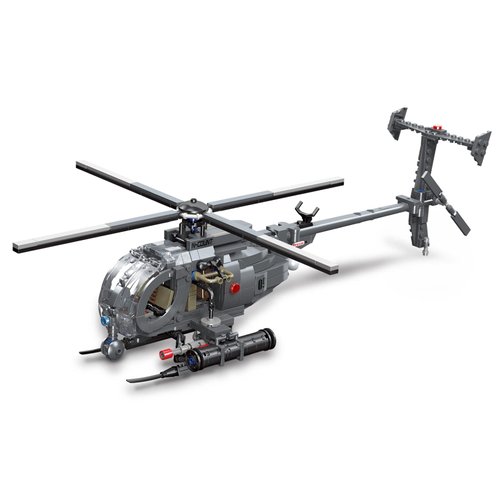 MEOA Military Building Blocks Sets 523pcs US Armed Bird Helicopter Stem Building Sets for Boys 8-12 Gifts for Kids and Adults