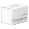 Ultimate Guard Sidewinder 80+, Deck Box for 80 Double-Sleeved TCG Cards, White, Magnetic Closure & Microfiber Inner Lining for Secure Storage