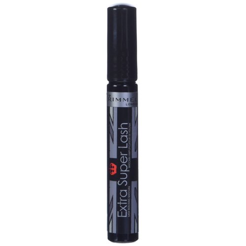 Rimmel Extra Super Lash Mascara, Black-Black 0.27 oz (Pack of 2)