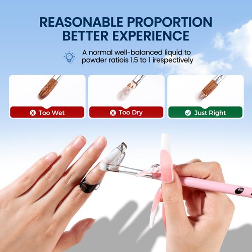 Professional Acrylic Nail Liquid for Nail: 4fl.oz Acrylic Liquid with Nail Brush for Beginners at Home DIY Nail Salon Use Non-Yellowing MMA-Free