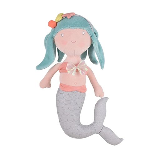 Tikiri Fairytales Soft Plush Mermaid (Blue/Pink)