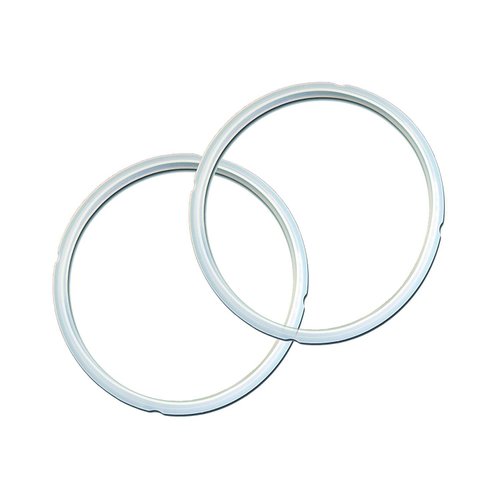 Instant Pot 2-Pack Sealing Ring 5 & 6-Qt, Inner Pot Seal Ring, Electric Pressure Cooker Accessories, Non-Toxic, BPA-Free, Replacement Parts, Clear