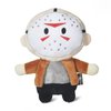 Warner Bros Horror Movies Friday The 13th Jason Voorhees Figure Plush Dog Toy | Medium Dog Toy from Friday The 13th Collection | Squeaky Dog Toy Halloween Dog Chew Toy, 6 Inch