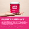 Creatine for Women With Micronized Creatine Monohydrate Powder for Post Workout Recovery Powder - Creatine for Women Booty Gain - 3g Unflavored, Non-GMO, Vegan Creatine Powder for Woman - 100 Servings