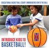 Franklin Sports Kids Soft Plush Basketball - NBA MyFirst Basketball Stuffed Basketball Plush for Kids - Soft Kids Basketball + Stuffed Plush - Fun Kids Basketball Room Decoration - 5"