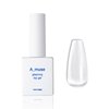 A_muse Gleaming Top Coat Gel 10ml Non Wipe Professional Ultra Shiny Finish Light Cure High Gloss Soak Off Gel Nail Polish Clear