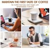 Misby Mug Warmer, Coffee Cup Warmer with Auto Shut Off Coffee Warmer for Desk Use, Electric Coffee Mug Warmer Keep Coffee, Beverage, Milk, Tea and Hot Chocolate Warm (White)