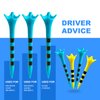 Full Choice Plastic Golf Tees 100 Pack (3-1/4") - Durable, Reduce Friction & Increase Distance, Golf Plastic Tees (Blue