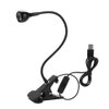 Wendry UV Glue Curing Lamp, 3W LED Lamp with Clip and Switch for Phone Repair, Resin Art, Ultraviolet Light, ABS + Metal, 395nm, 12.6in, Indoor, USB