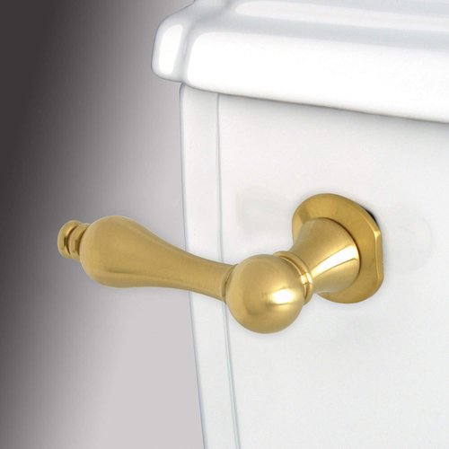 Kingston Brass KTAL7 Victorian Toilet Tank Lever, Brushed Brass 11.44 x 2.75 x 2.44