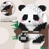 MJDDJA Mini Building Blocks- Hanging Panda, Party Favors- Micro Blocks Panda Toy for Kids 6 7 8 9 10+, Mini Blocks Building Sets for Adults, Easter/Birthday for Boys and Girls(463PCS)