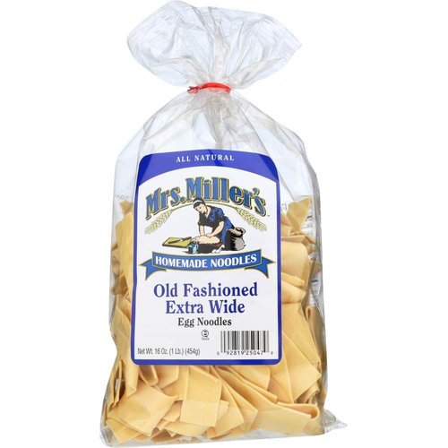 Mrs. Miller's Homemade Old Fashioned Egg Noodles, Extra Wide, 16 OZ (Pack of 1)
