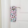 GRAPHICS & MORE Cat Toys Mouse Fish Catnip Pattern Plastic Door Knob Hanger Sign