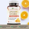 Pure Organic Elements - Liposomal Vitamin C Dietary Supplement, Capsules Non GMO, Soy Free, Gluten Free