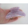 Generic Art deco purple and multi color glitter sparkle hair claw clip for thick hair
