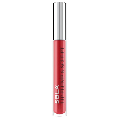SBLA Beauty Lip Plump & Sculpt, Hydrating Lip Plumper Gloss, Instantly Plumps Lips & Creates Fuller Pout, Healthy Flush (Light Red), 0.11 Oz