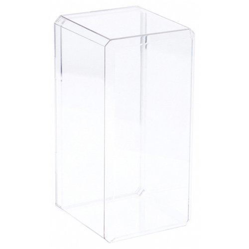 Pioneer Plastics 094C Clear Plastic Beveled Edge Display Case, 4.375" W x 4.125" D x 9" H (for 8 inch Dolls) (Mailer Box)