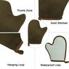 5 Piece Self Tanning Mitt Applicator Set with Self Tan Glove Tanning Back Lotion Applicator Tanning Brush Tan Face Mitt Exfoliating Glove, for Self Sunless Tanning Tan (bronze)