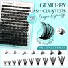 Eyelash Clusters Fluffy Lash Clusters Thick 280pcs Cluster Eyelash Extensions DIY At Home Individual Lashes Cluster Lashes by GEMERRY（100P-10-18mm)