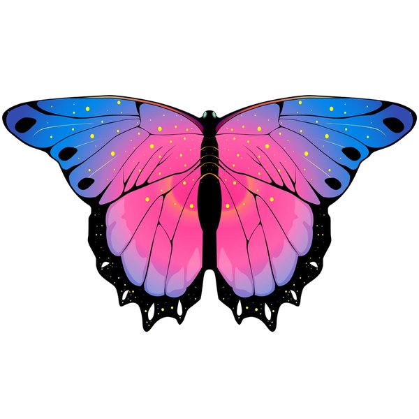 iROLEWIN Toddler-Kids Butterfly-Wings for Girls Butterfly-Costume Children Bug Dress-Up Wings as Play Toys Boys Party Favors