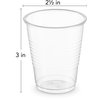 PLASTICPRO plastic Cups 5 oz Disposable Clear Beverage Tumbler (400 Count)