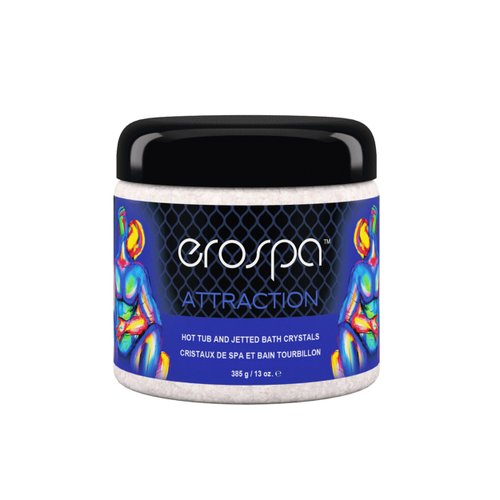Erospa Hot Tub Aromatherapy Crystals with All-Natural Extracts – 385g/13 oz – 100% Body-Safe Spa and Hot Tub Fragrances – Vegan, Gluten Free, Parabens Free, Cruelty Free (Attraction)