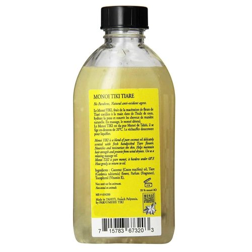 Monoi Tiki Tahiti Tiare Coconut Oil 4 Fluid Ounce
