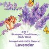 Suave Kids 3-in-1 Shampoo with 100% Natural Lavender - Tear-Free Kids Shampoo and Conditioner, Body Wash for Kids, 16.6 Fl Oz