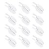 Super Z Outlet 5.5" Mini Acrylic Plastic Kitchen Scoops for Weddings, Candy Dessert Buffet, Ice Cream, Protein Powders, Coffee, Tea (Clear)
