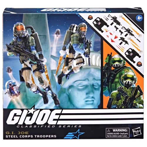 G.I. Joe Classified Series Steel Corps Troopers, Collectible Action Figure, 95, 6-Inch Action Figures for Boys & Girls,with 28 Accessory Pieces