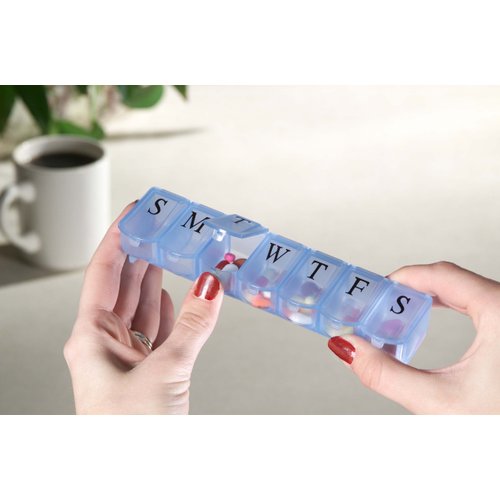 Apex 7-day Pill Organizer, Ultra Bubble-lok