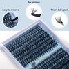 Smietu Lash Clusters Kit, 320pcs Lashes,30D 40D Curl 9-16mm MIX Eyelashes, Eyelash Extension Kit, Lash Bond and Seal, DIY Lash ExtensionKit (30D+40D-0.07D-9-16MIX Kit)