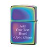 Zippo Lighter - Personalized Message Engraved on Backside Unique Colored Windproof Lighter (Spectrum #151)