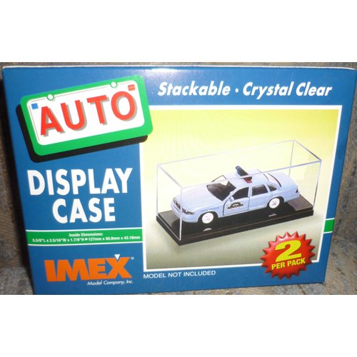 Imex Black Base Display Case for 1/43 Auto or 1/72 Aircraft