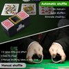 Unniweei Automatic Card Shuffler 1-2 Decks, Electric Battery-Operated Shuffler, Casino Card Game for Poker, Home Card Game, UNO, Phase10, Texas Hold'em, Blackjack, Home Party Club Game