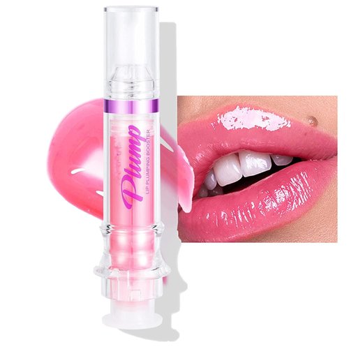 Melemando Lip Plumper 6 Colors Moisturizing Glossy Plumping Lip Gloss Long Lasting Hydrating Natural Lip Plumper for Women Girls (Color 05)
