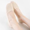 VFM 6 Pairs Women No Show Socks Ultra Low Cut Liner Socks Ice Feeling socks Nonslip Liner Invisible Hidden Thin Socks 3xBlack 3xNude Size 9-12