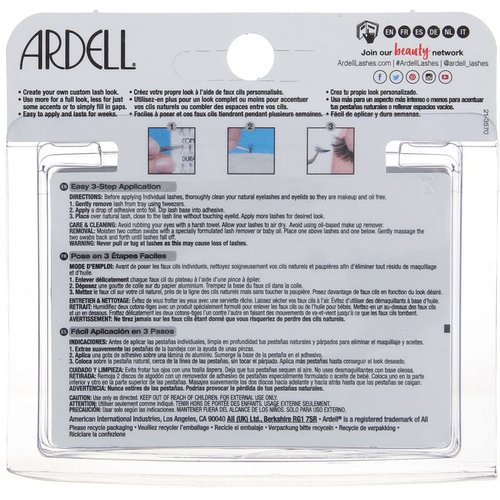 Ardell DuraLash Naturals Flare Individual Lashes, Short Black 56 ea (Pack of 5)