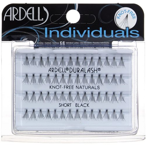 Ardell DuraLash Naturals Flare Individual Lashes, Short Black 56 ea (Pack of 3)