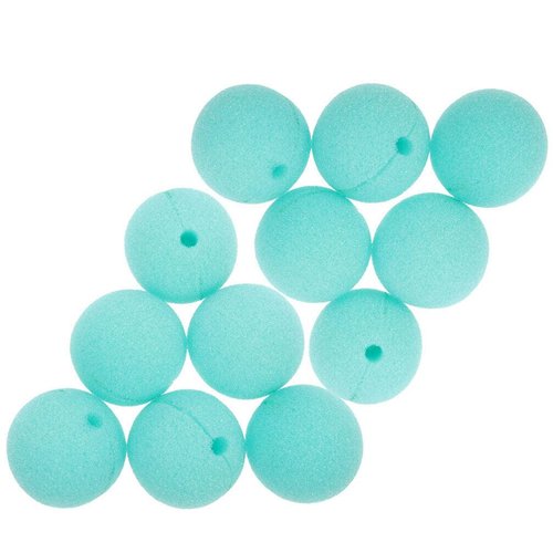 jojofuny 40pcs Clown Nose Foam Nose Dog Collar Flowers and Bows Nose Cosplay Plaything Circus Small Clown Prop Pink Sponges for Rudolph Nose Clown Party Clowns Miss Sponge Ball Halloween