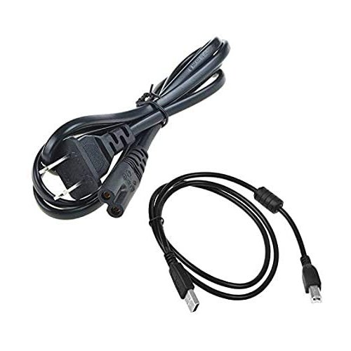 ReadyWired Power Cord + USB Cable for Canon PIXMA MG2520 MG2550 MG2920 MG2922 Printer