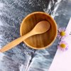 ericotry Eco Bamboo Mixing Bowl - Cute Small Facial Skin Care Mixing Bowl DIY Homemade Mini Cosmetic Tool Sets
